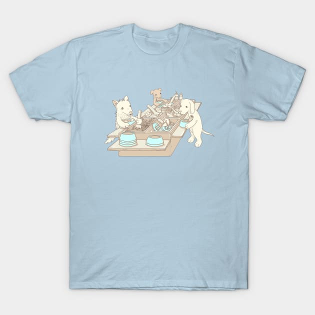 Dog Buffet T-Shirt by spookylili